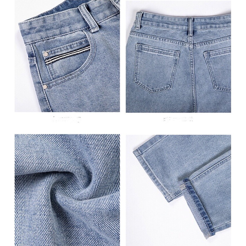 Quần jean nam baggy CẠP CAO ống suông rộng HELLOYOU, quần bò nam đen xám chất jeans cao cấp top xu hướng 2023 | BigBuy360 - bigbuy360.vn