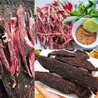 Gói 500g/ 1kg thịt trâu gác bếp tây bắc bao ngon tặng kèm chẩm chéo