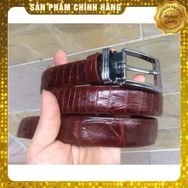 Thẻ BH 12 Tháng - Thắt Lưng nữ Da Cá Sấu size25 Cá Sấu BinBon . Hàng Cao Cấp, xịn, Rẻ, Đẹp