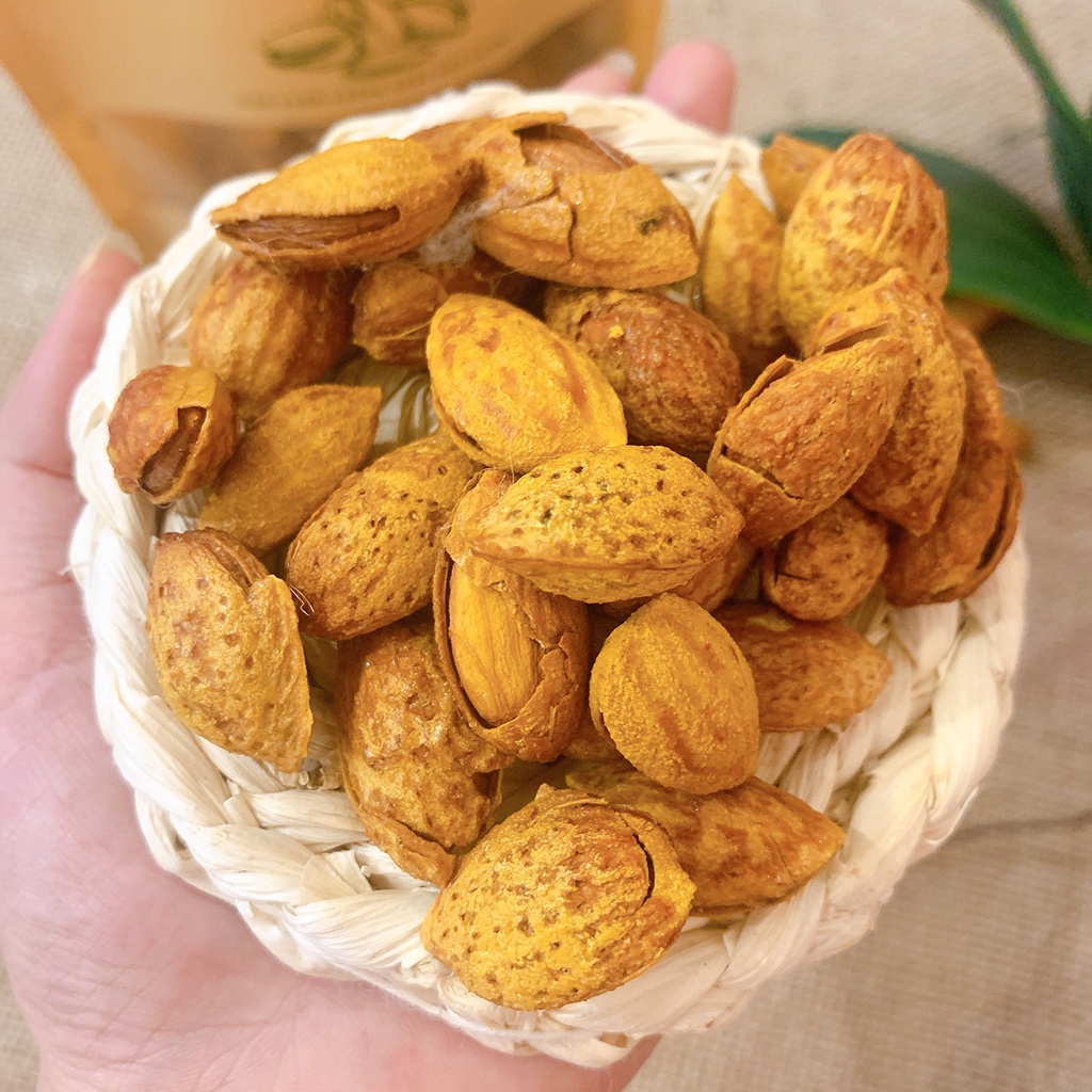 Hạt hạnh nhân rang bơ 500gr Natanuts nhập khẩu Mỹ vỏ mỏng thơm ngon