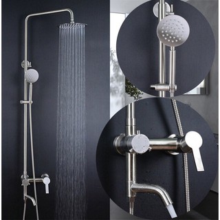 BỘ SEN CÂY NÓNG LẠNH INOX SUS 304- TRỌN BỘ SEN CÂY NÓNG LẠNH INOX 304- SEN CÂY CAO CẤP