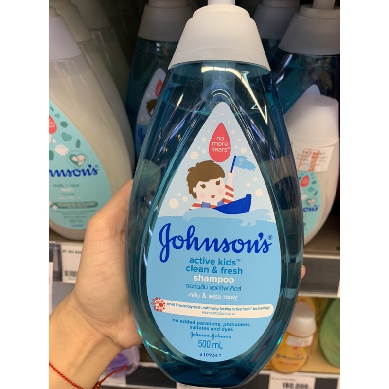  Dầu Gội Em Bé Johson’s BaBy Óng Mượt Vs Thơm Mát Năng Động 500ml