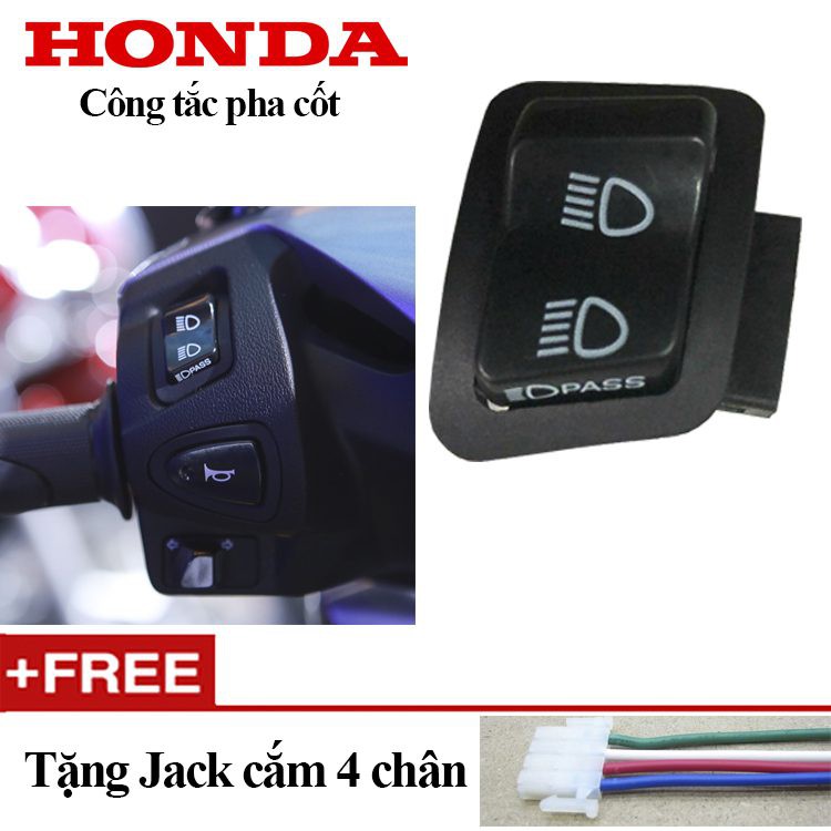 Công Tắc Passing Sh Chính Hãng Honda Tặng Kèm Jack