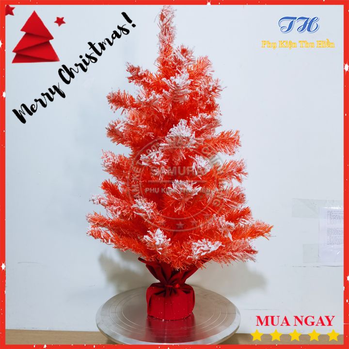 Cây thông noel mini để bàn kèm đèn led vàng không chớp 8m trang trí giáng sinh cho nhà cửa, phòng khách, phòng ngủ