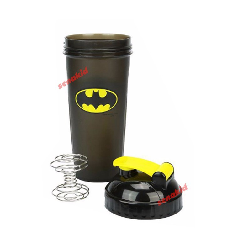 Bình Lắc Shaker Tập Gym 700ML - Siêu Anh Hùng Marvel, DC