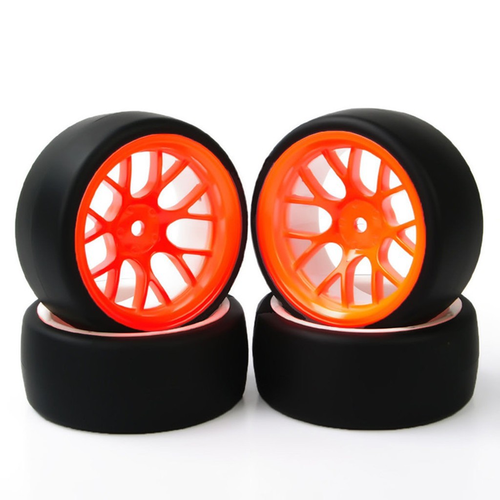 Bộ 4 Bánh Xe Đồ Chơi 12Mm Tỉ Lệ 1 / 10 Cho Hsp Hpi Rc