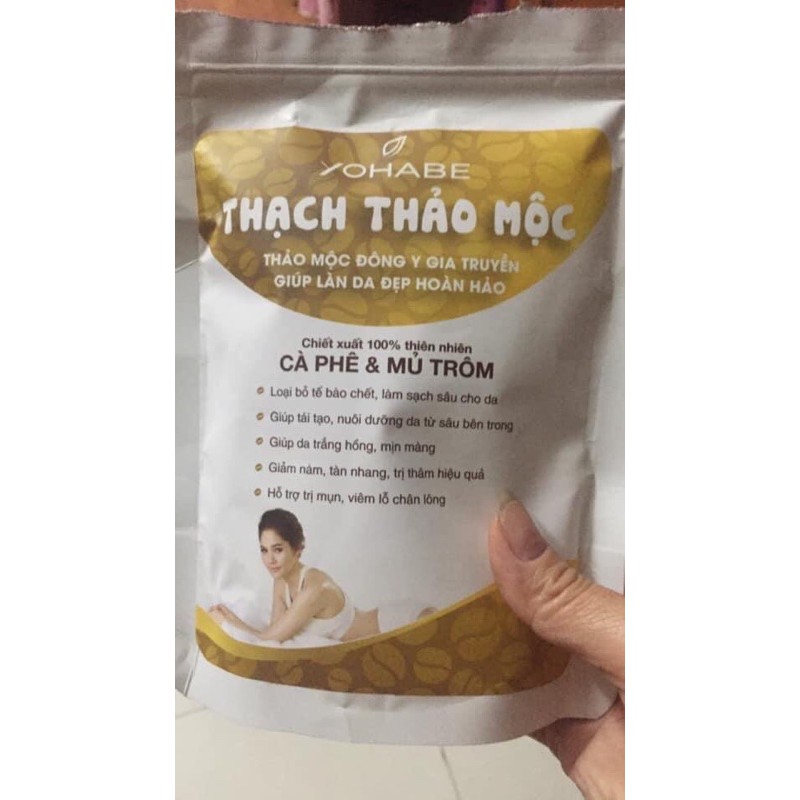 Bột thạch rửa mặt