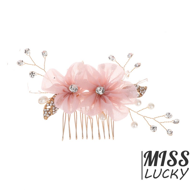 Lược cài tóc kiểu dáng thời trang thanh tú cho cô dâu