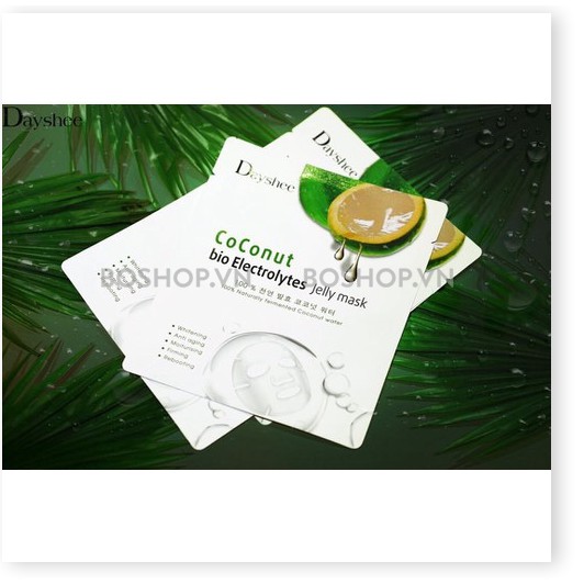 Mặt nạ dừa điện giải sinh học Coconut Bio Electrolytes Jelly Mask | Dayshee Jelly Mask