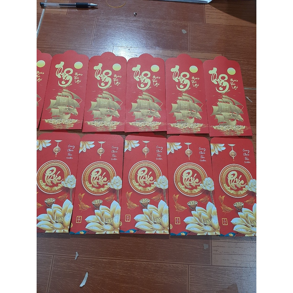 100 Bao Lì Xì 2024 Giá Sỉ Rẻ Tết Độc Lạ Màu Đỏ Đẹp .ĐTLV