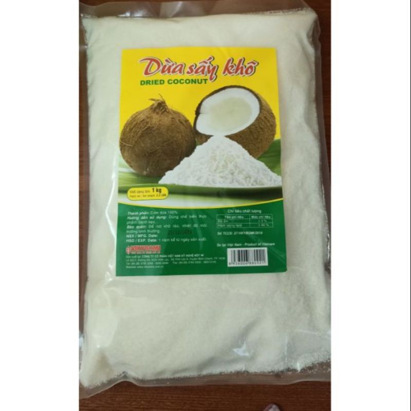 Cơm dừa sấy khô nhuyễn 100gr