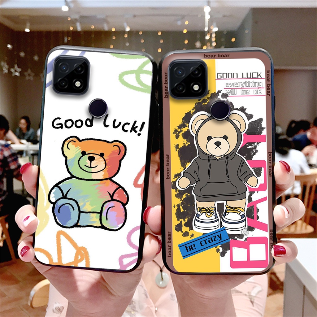 Ốp lưng Realme C20 / Realme C21Y / Realme C25 / Realme C25S in hình cute, mẫu chú gấu siêu đẹp- GIÁ RẺ