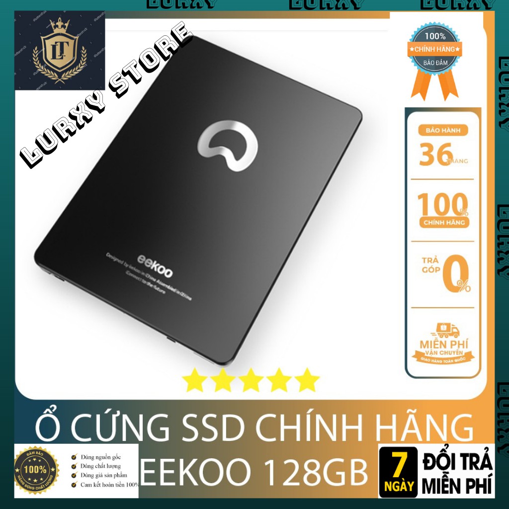Ổ CỨNG SSD EEKOO 128G V100 2.5" SATA3 CHÍNH HÃNG BẢO HÀNH 3 NĂM
