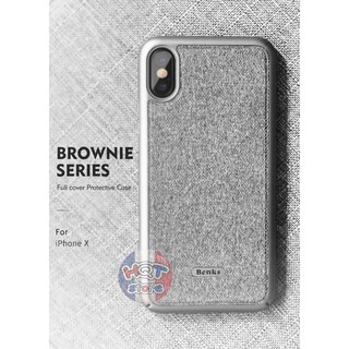 Ốp lưng vải bố Benks Magic Brownie cho IP X