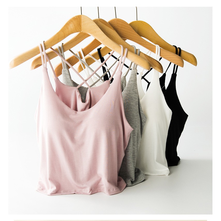 Áo lót hai dây có đệm ngực phong cách Nhật Bản cho nữ