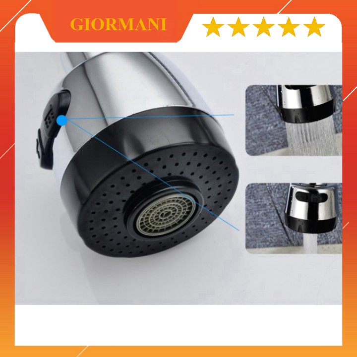 Vòi rửa chén, Vòi rửa bát lạnh cắm tường dây xoắn 2 chế độ nước VRB 905