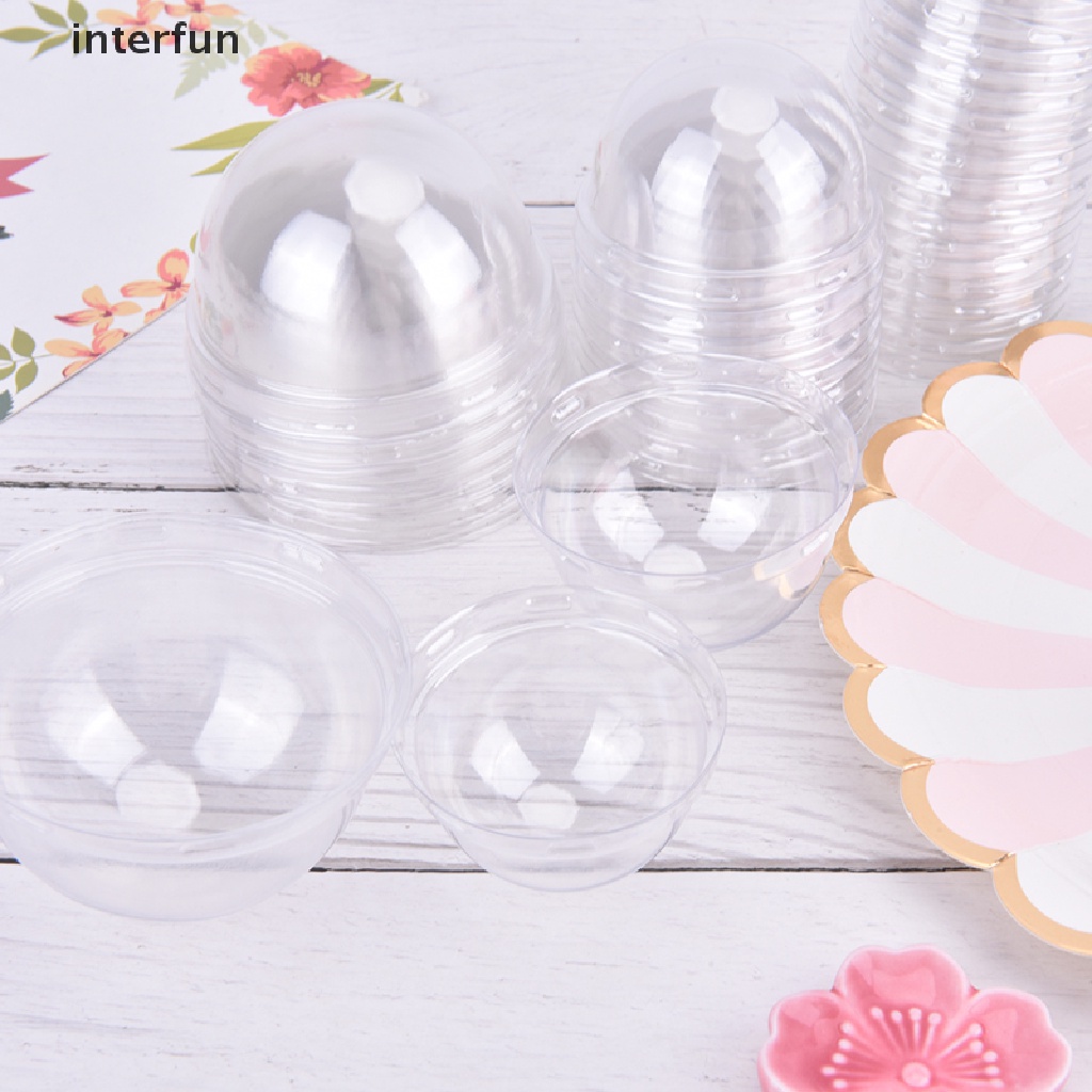 Set 100 Nắp Đậy Bánh Kem Bằng Nhựa Trong Suốt Tiện Lợi
