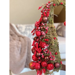cây thông noel bằng rêu