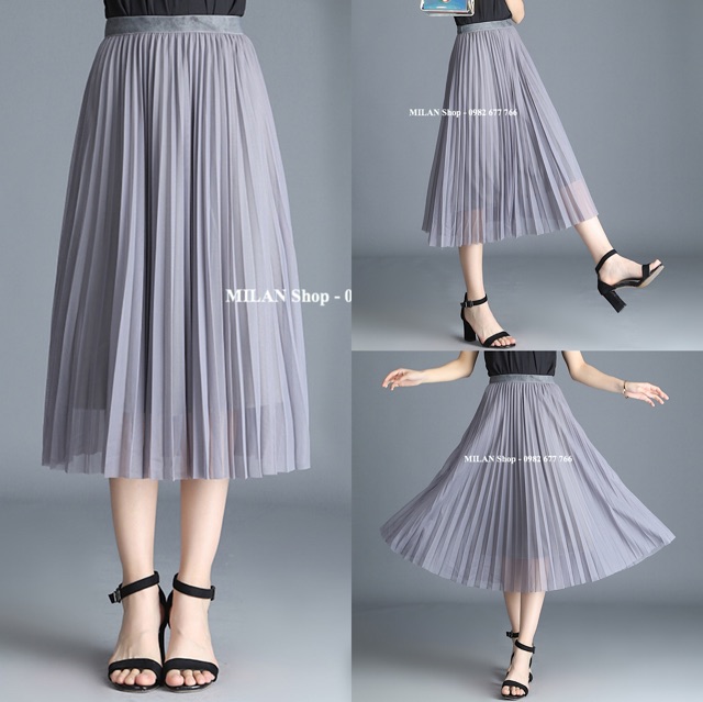 Chân váy công chúa xếp ly siêu chất loại 1