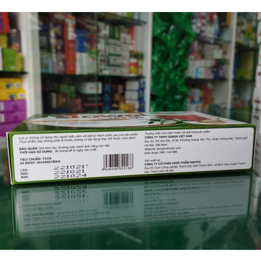 Bowel DongA - Hỗ trợ giảm các triệu chứng viêm đại tràng, tăng cường tiêu hóa (hộp 3 vỉ x 10 viên)