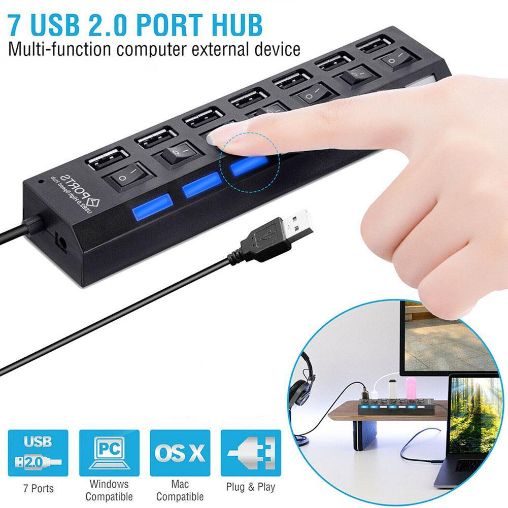 Bộ Hub Chia Nhiều Cổng Usb Tốc Độ Cao U Y7X8