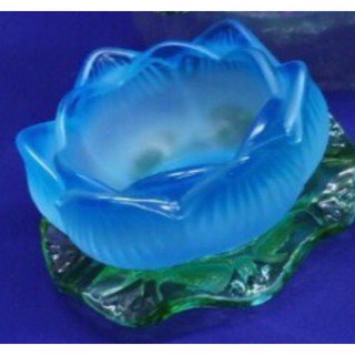 đế nến hoa sen lưu ly nhiều màu(mẫu mới )