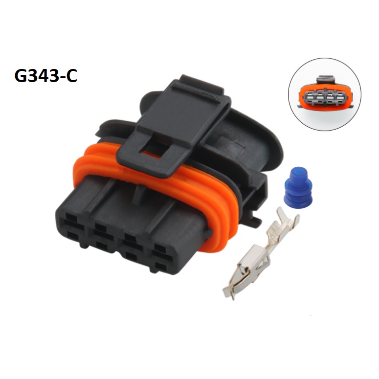 G343-Giắc cắm mopin cao áp 3.5mm 4 lỗ