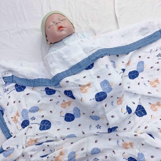 Khăn xô 6 lớp bo viền siêu mềm đẹp cho bé