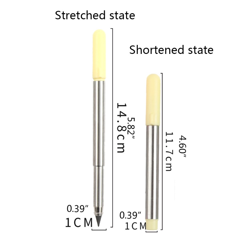 Bút Chì Kim Loại Không Mực Có Thể Tháo Rời Chuyên Nghiệp Cho Họa Sĩ