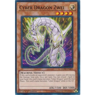 Thẻ bài Yugioh - TCG - Cyber Dragon Zwei / LEDD-ENB02'