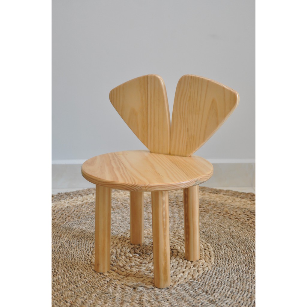 🌈🌈Ghế Butterfly Gỗ Tự Nhiên Cho Bé - Bebewood | BigBuy360 - bigbuy360.vn