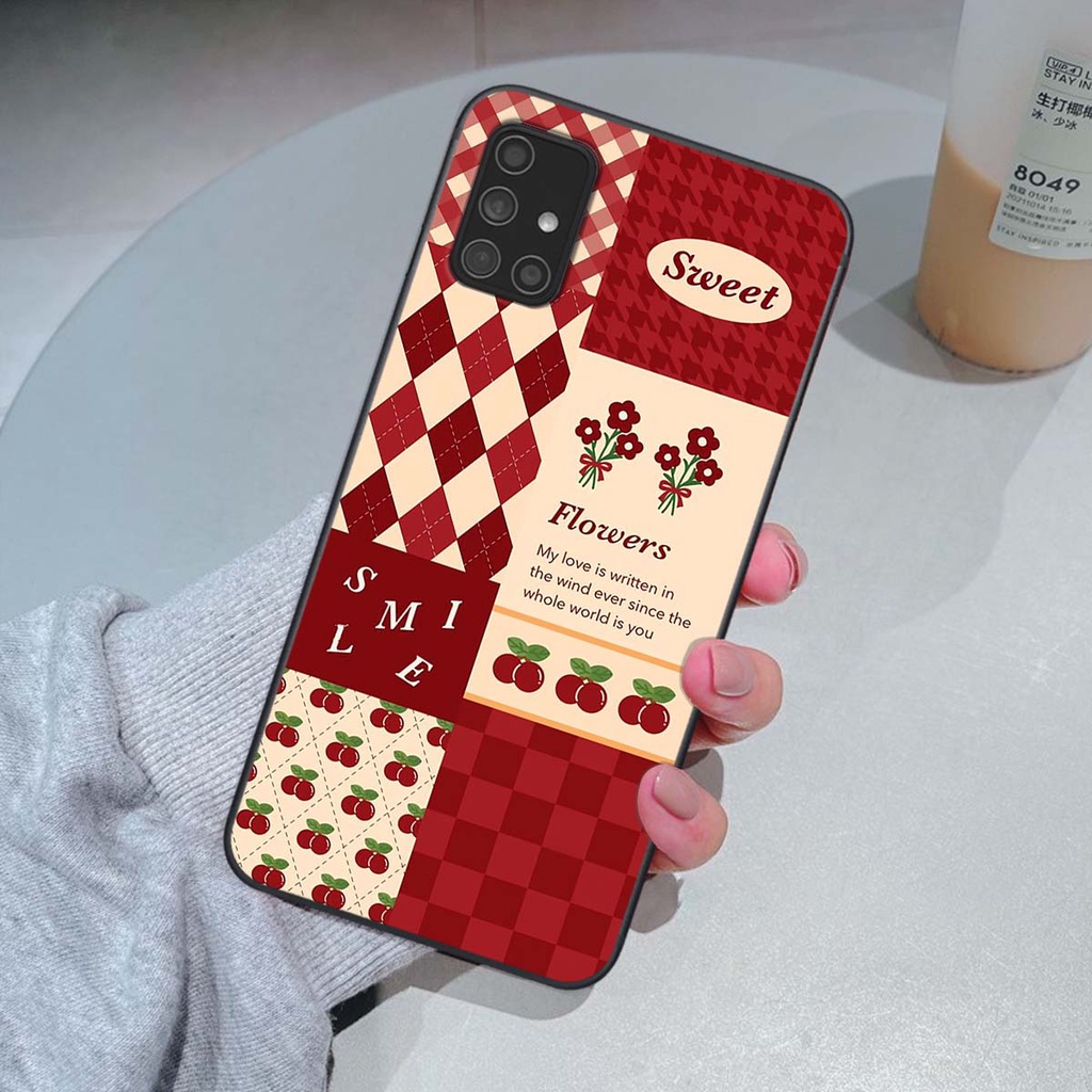 Ốp Samsung M51 họa tiết hoa, gấu thời trang, ốp dẻo bền đẹp