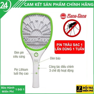 Vợt Bắt Muỗi Vợt Điện Cao Cấp Rạng Đông Hàng Chính Hãng