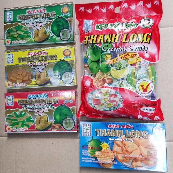 Kẹo Dừa Thanh Long Đặc Sản Bến Tre