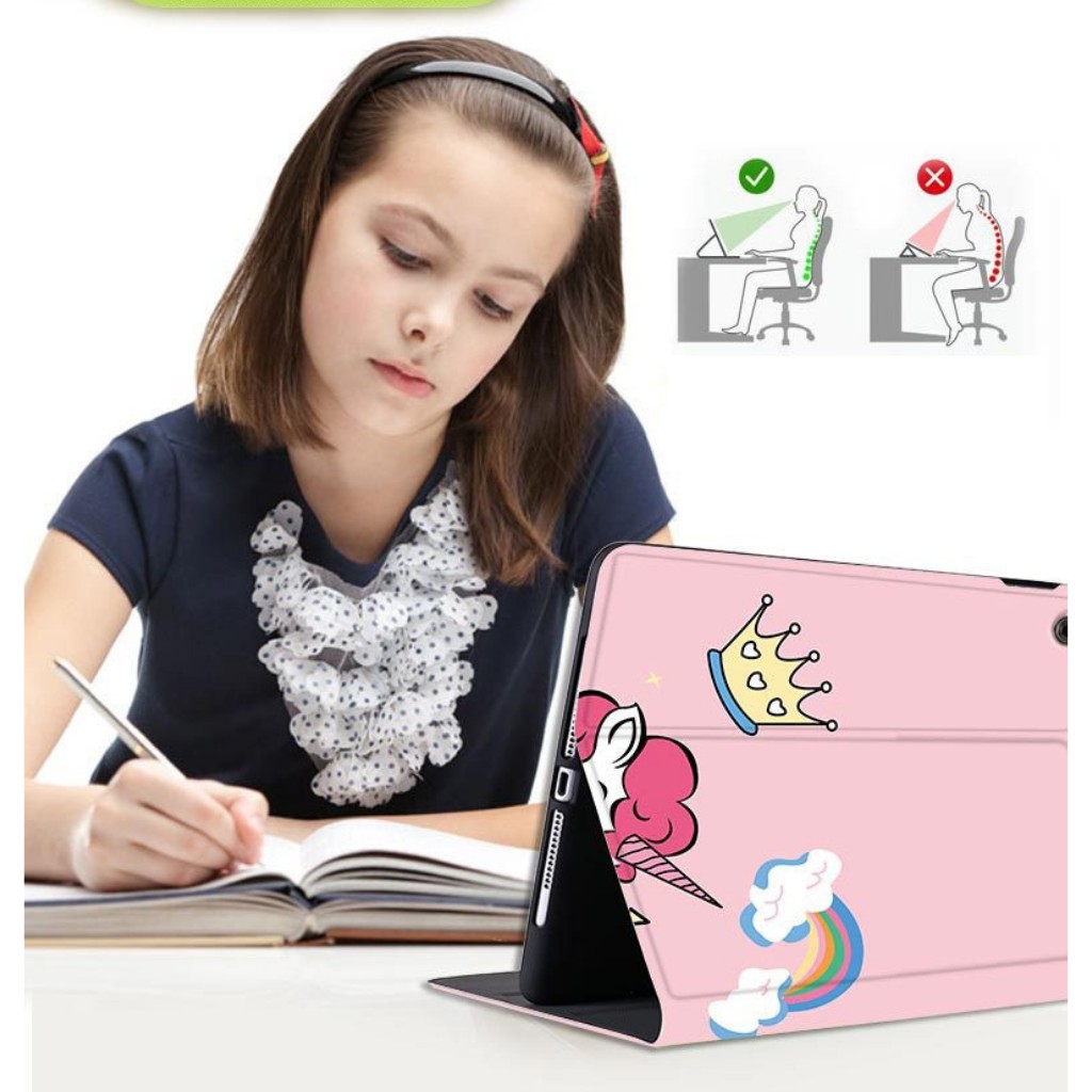 Ốp ipad silicon Ngựa pony cute ốp ipad Air 4 -Gen 5-6-7-8-9 -Pro 11-9.7-10.5 -Air 1-2-3...BON CASE