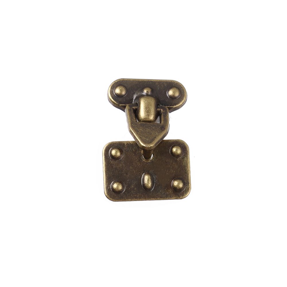 Set 4 miếng bảo vệ góc làm khóa túi xách búp bê dạng hộp mini 5 màu 4 kiểu lựa chọn bằng kim loại thủ công DIY