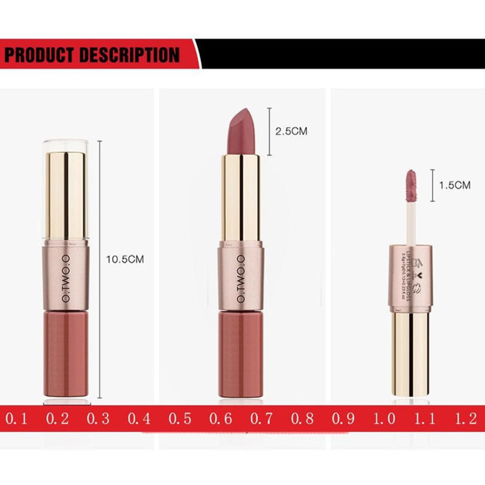 (hàng Mới Về) Son Kem Lì O.two.o N9107 Thiết Kế 2 Trong 1 Tiện Dụng | BigBuy360 - bigbuy360.vn