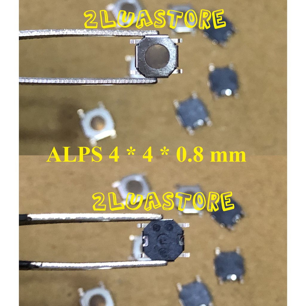 Nút click chuột ALPS 5*5*1.5mm, 4*4*0.8mm dùng cho các nút DPI, click giữa Logitech, Microsoft