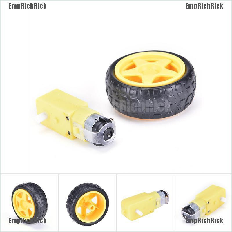 Bánh Xe Nhựa Thông Minh Emprichrick Với Động Cơ Dc 3-6v Cho Robot Arduino
