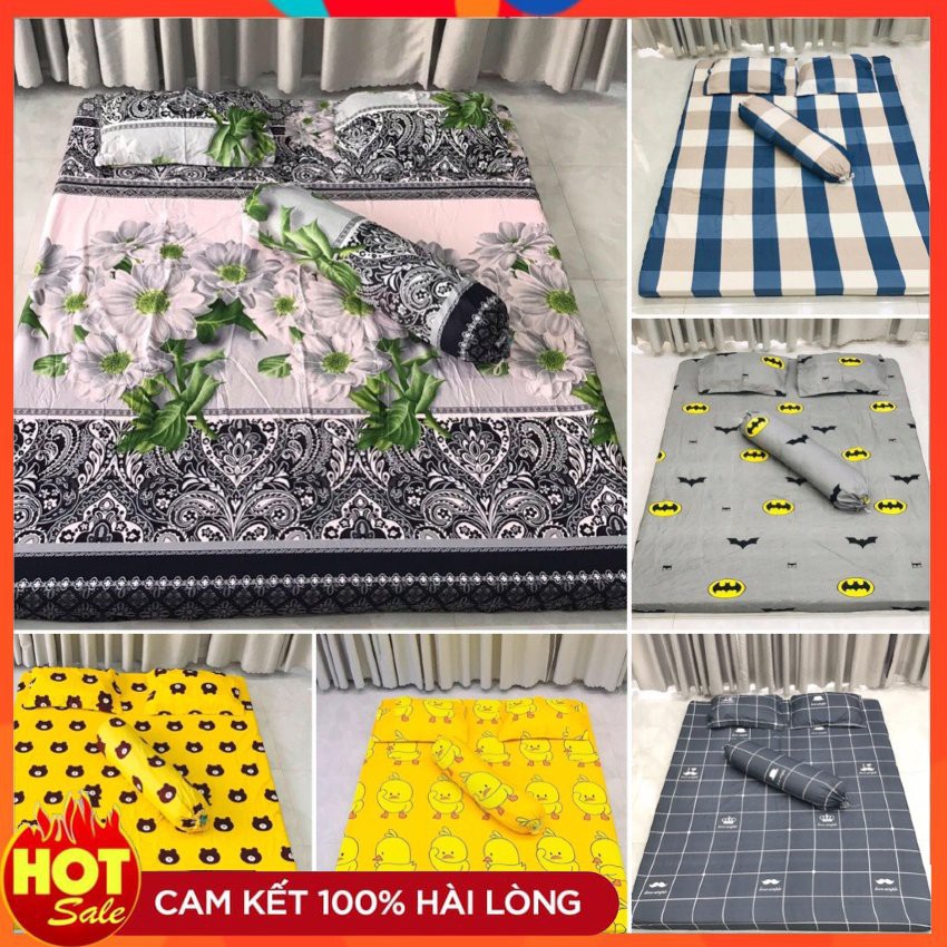 Vỏ gối ôm cotton poly 35x100cm💝mẫu tam giác ghi