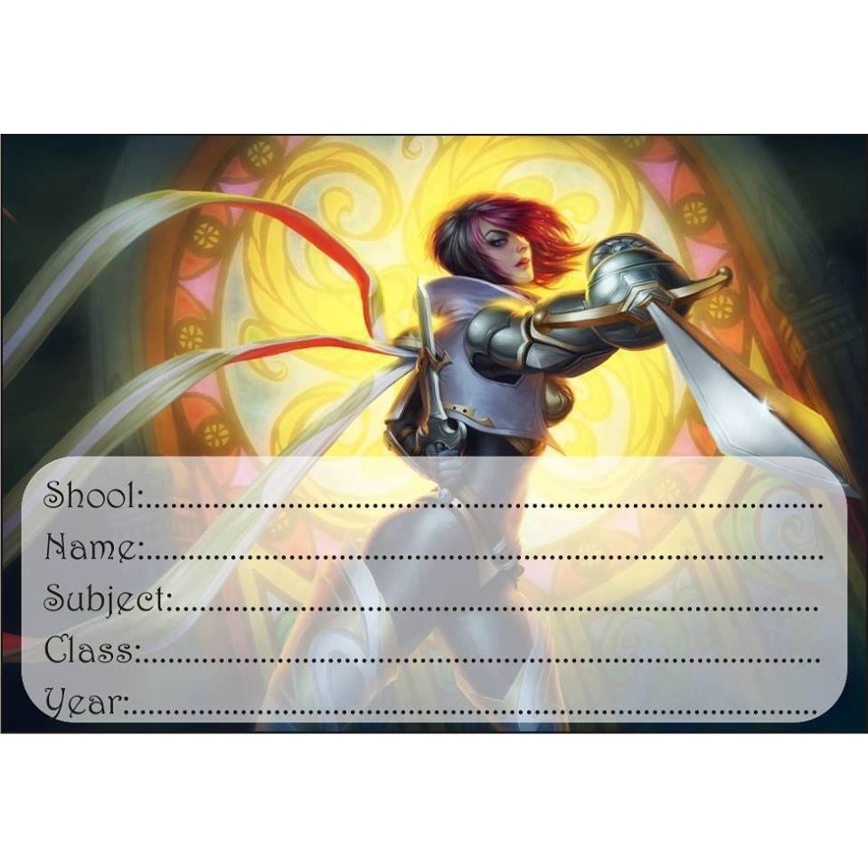 Nhãn Vở In Hình Theo Yêu Cầu