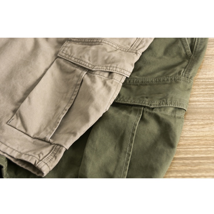 North face Quần Short Kaki Nhiều Túi Phong Cách retro Cho Nam