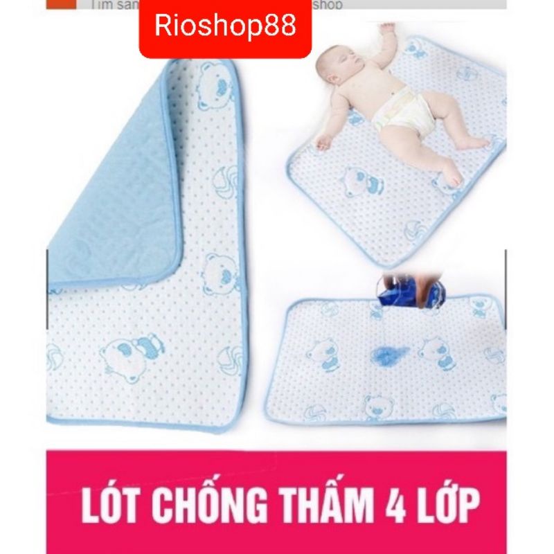 Lót chống thấm 4 lớp size 50*70 cm