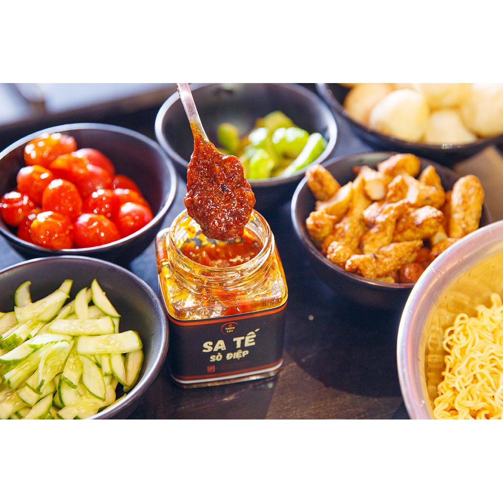 Sa tế sò điệp Thích Cay,trộn mì, hủ tiếu, phở, sốt cá viên chiên, dùng để ướp thịt tiện lợi | BigBuy360 - bigbuy360.vn