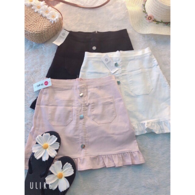 CHÂN VÁY ĐUÔI CÁ NÚT HÌNH THẬT + VIDEO CLIP L1