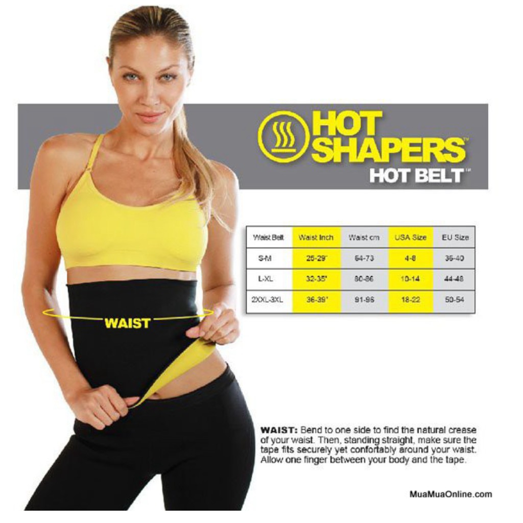 Đai Quấn Giảm Mỡ Bụng Hot Shaper