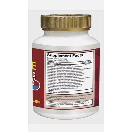Viên Bổ Sung Lợi Khuẩn Enzyme 100 tỷ, Prebiotics Probiotics Enzyme Tiêu Hóa Cải Thiện Hấp Thu 100v VTMS