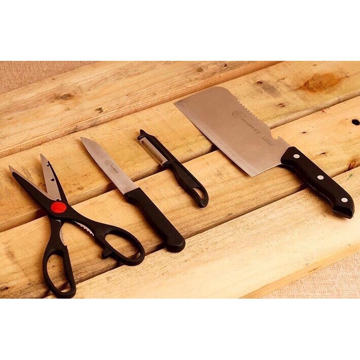 Bộ Dao Kéo Nhà Bếp 4 Món