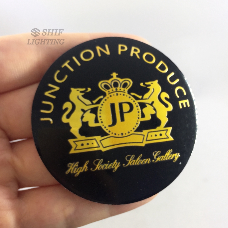 Set 4 miếng dán nắp trục dán bánh xe hơi logo JUNCTION PRODUCE 56mm