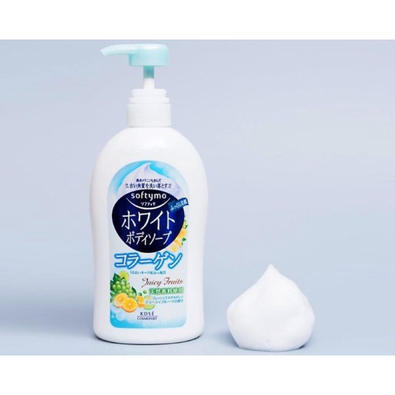 Sữa Tắm Nhật Softymo White Body Soap Giúp Trắng Da Và Chống Lão Hóa  Của KOSE 600ml - SAKUKO